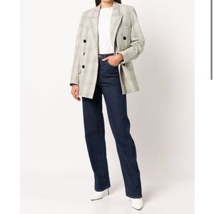 Re/done 90S High Rise Loose Comfort Stretch Jeans in rigid lake wash